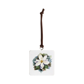 Magnolia Ornament - Bone