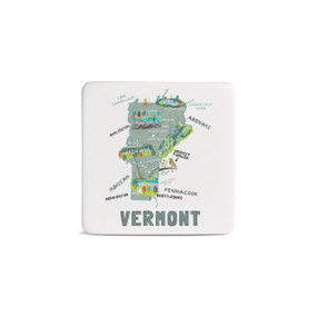 Vermont State Magnet - Bone