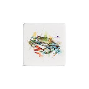 Blue Crab Magnet - Bone