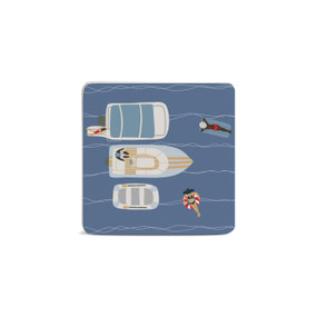 Party Cove Magnet - Bone