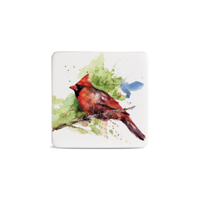 Cardinal Magnet - Bone