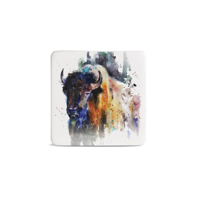 Buffalo Magnet - Bone