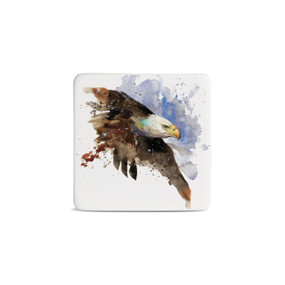 Bald Eagle Magnet - Bone