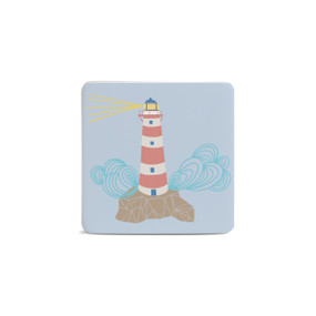 Lighthouses Magnet - Bone