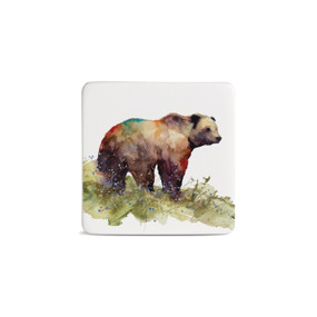 Grizzly Bear Magnet - Bone