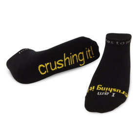I am Crushing It Sock - L