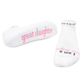 I am a Great Daughter Socks - L