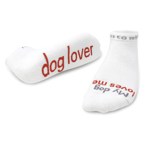 My Dog Loves Me - Dog Lover Socks - M