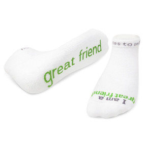 I am a Great Friend Socks - M
