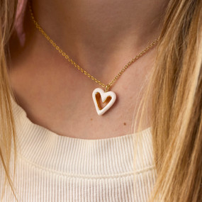 You Belong Necklace + Trinket Dish - Necklace 16in(+2in Extender) Dish 3.75in