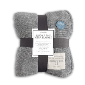 Snuggled With You Gray Mega Blanket - 60x120in