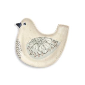 Dove Bird Song Trinket Dish - 4in
