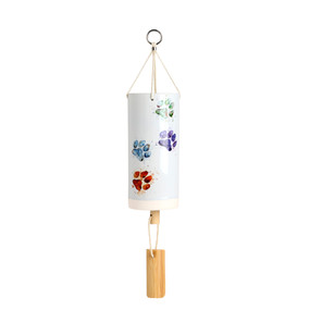 Teal Paw Print Windchime - 3x7in