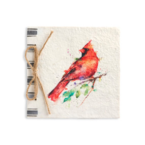 Cardinal Paper Mache Journal - 6.5in