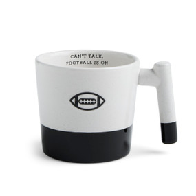 Football is On Men's Mug - 14oz.