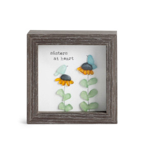 Sisters At Heart Shadow Box - 4in