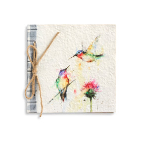 Stopping By Paper Mache Journal - 6.5in
