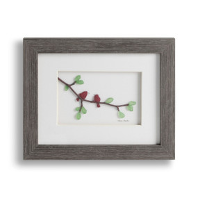 Winged Messengers Gray Wall Art - 8x10in