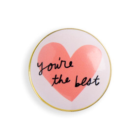You're the Best Gold Magnetic Frame Charm 1.5" by Ampersand Design Studio