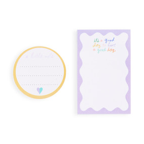 Set of 3 A Little Note Yellow Sticky Notes 3" x 7" by Ampersand Design Studio