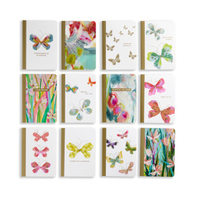 12 Assorted Multi Color Pocket Notebooks 3.5" x 5" by Elisabeth Hays