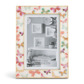 Multi Enamel Gold Frame 5" x 7" by Elisabeth Hays