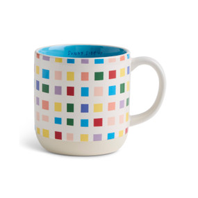 Sunny Side Up Blue Mug 16oz. by Ampersand Design Studio
