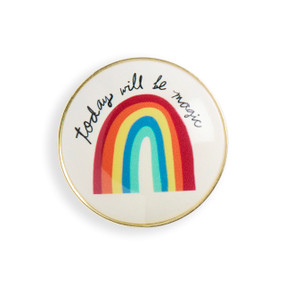 Today Will Be Magic Gold Magnetic Frame Charm 1.5" by Ampersand Design Studio