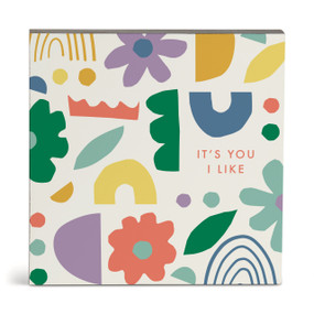 It's You I Like Light Cream Wall Art 10" x 10" by Ampersand Design Studio