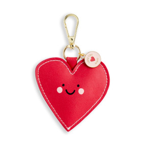 Heart Red Bag Charm 4.5" by Ampersand Design Studio