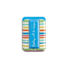 Today Will Be Magic Blue Mag Wallet 2.5" x 3.5" by Ampersand Design Studio