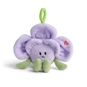 You're My Little...Sweet Pea Bag Charm Purple 6"