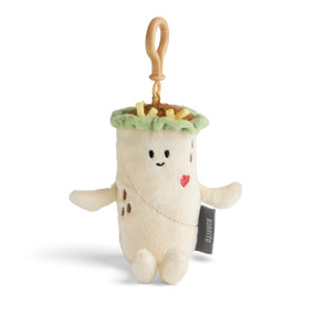 You're My Little...Burrito Bag Charm Cream Plush 8"