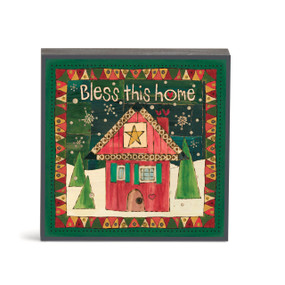 Bless This Home Wall Art - 6x6in