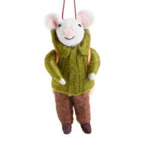 Camper Mouse Ornament - 5in
