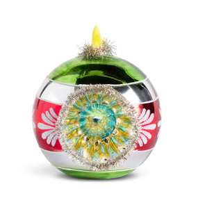 Glass Multi Color Light Up Sculpture
