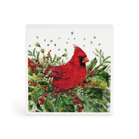 Cardinal Wall Art - 4x4in