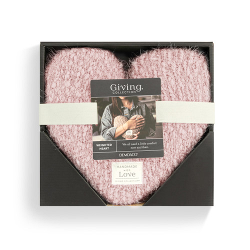 Giving Collection Pink Weighted Giving Heart 1.85lb slide 