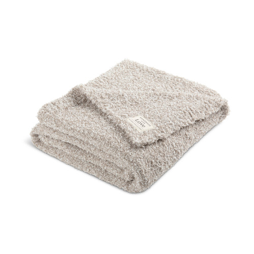 Giving Collection Taupe Giving Blanket 52" x 62" slide 