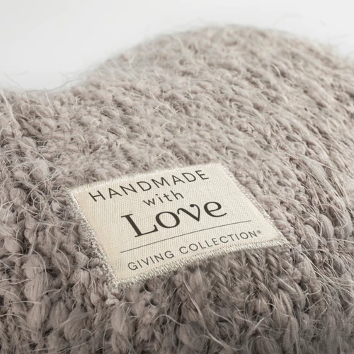 Giving Collection Taupe Weighted Giving Heart 1.85lb slide 