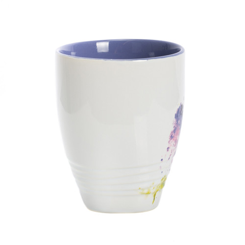 Dean Crouser Stoneware Watercolor Kaleidoscope Butterfly Mug 16oz slide 