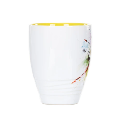 Dean Crouser Stoneware Watercolor Dragonfly Mug 16oz slide 