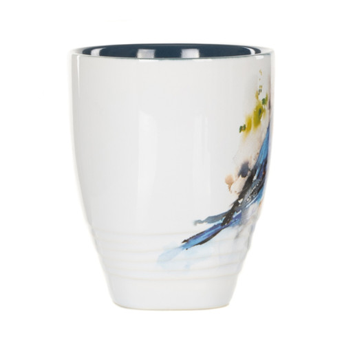 Dean Crouser Stoneware Watercolor Bluebird Mug 16oz slide