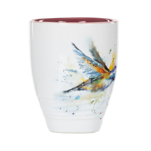 Dean Crouser Stoneware Watercolor Hummingbird Mug 16oz slide 
