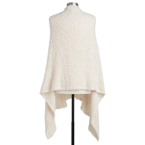 Giving Collection Cool Cream Giving Shawl With Pockets slide 