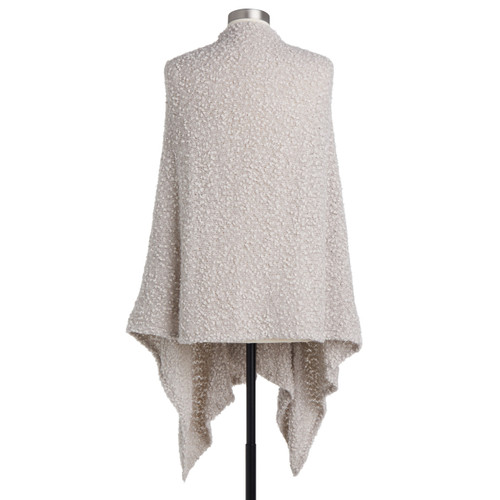 Giving Collection Light Taupe Giving Shawl With Pockets slide 