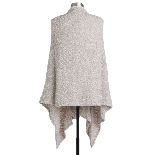 Giving Collection Light Taupe Giving Shawl With Pockets slide 