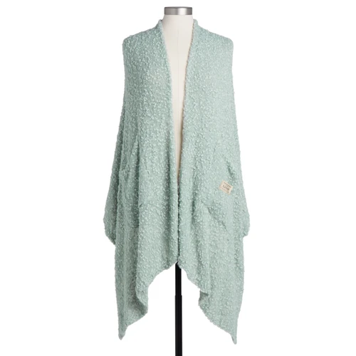 Giving Collection Light Sage Giving Shawl With Pockets slide 