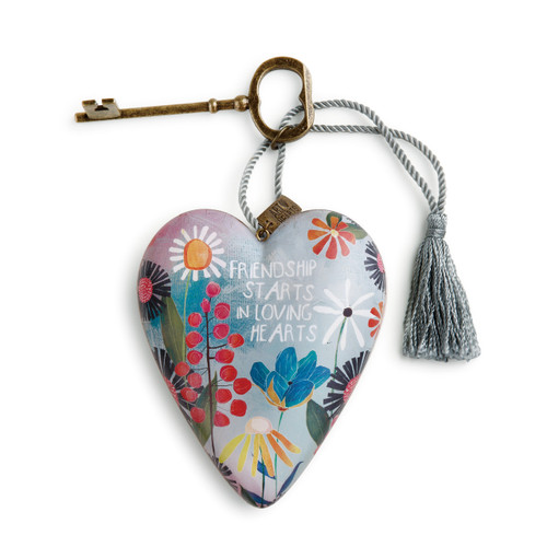 Friendship Loving Hearts Art Heart slide 