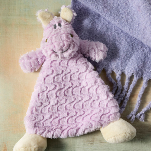 Harlow Hippo Rattle Blankie slide
